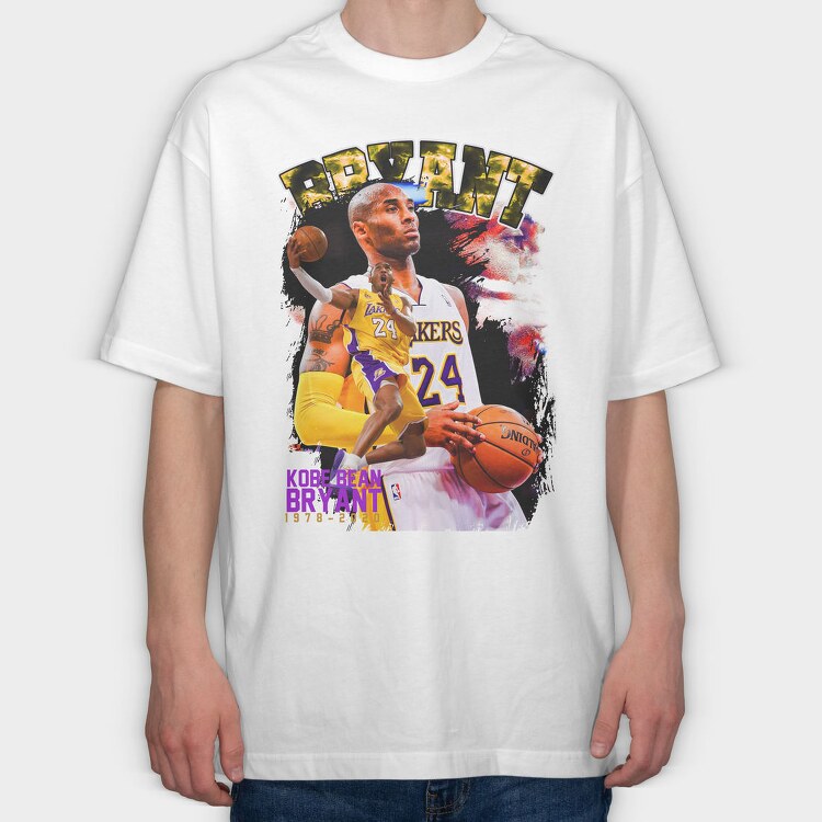 Kobe Bryant Legend, Tricou Oversize Barbati (Unisex)