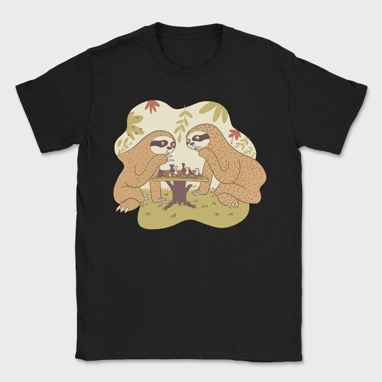 Sloths Chess, Tricou Barbati (Unisex)