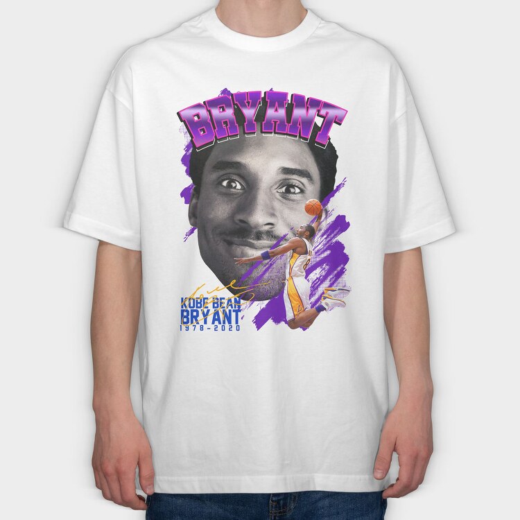 Kobe Bryant Lakers, Tricou Oversize Barbati (Unisex)