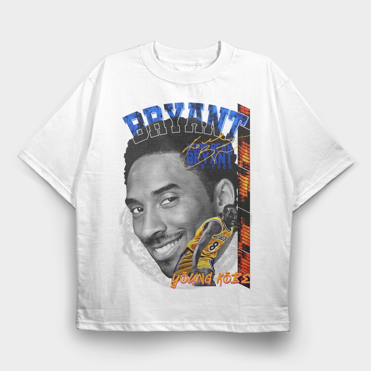 Kobe Bryant Young Kobe, Tricou Oversize Barbati (Unisex)