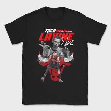 Layne Chicago Bulls, Tricou Barbati (Unisex)