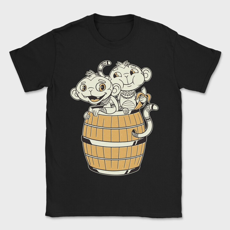 Tricou Barbati (Unisex) Imprimat digital direct in tesatura, bumbac premium 100%.