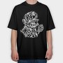 Angry Monkey Gamer, Tricou Oversize Barbati (Unisex)