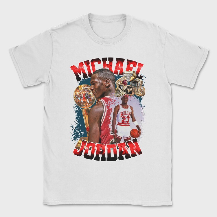 Michael Jordan Bulls, Tricou Barbati (Unisex)