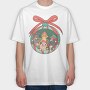 Cute Christmas Cats, Tricou Oversize Barbati (Unisex)