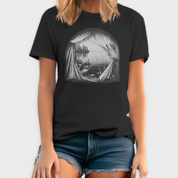 View From a Tent, Tricou Barbati (Unisex)