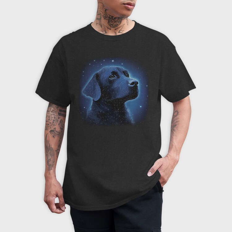 Constelation Labrador Dog, Tricou Barbati (Unisex)