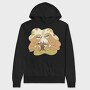 Sloths Chess, Hanorac Oversize Barbati (Unisex)