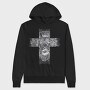 Lion Cross, Hanorac Oversize Barbati (Unisex)