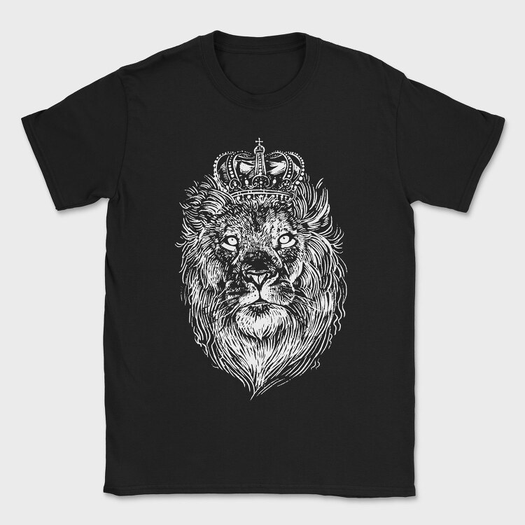 Crowned Lion, Tricou Barbati (Unisex)