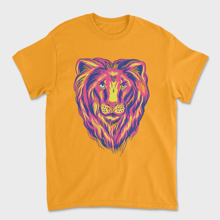 Colorful Lion, Tricou Barbati (Unisex)
