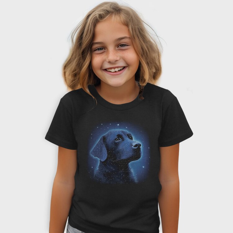Constelation Labrador Dog, Tricou Copii