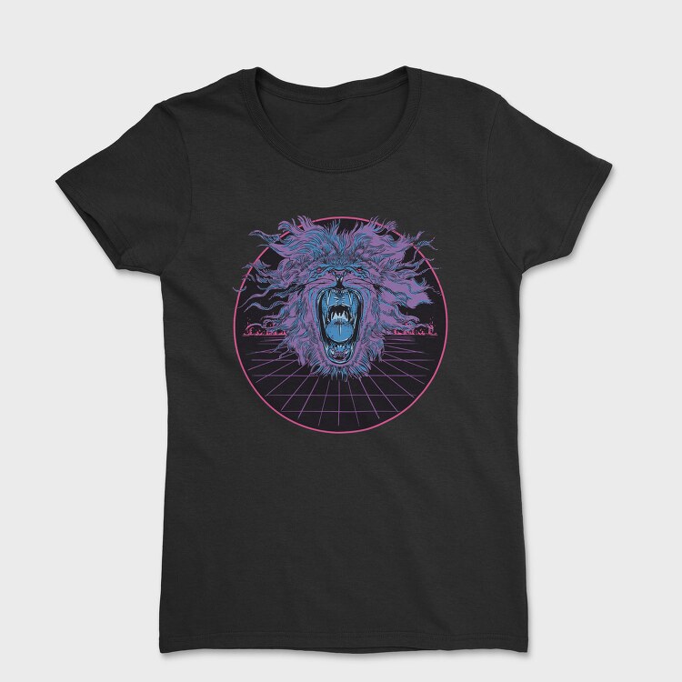 Lion Vaporwave, Tricou Femei
