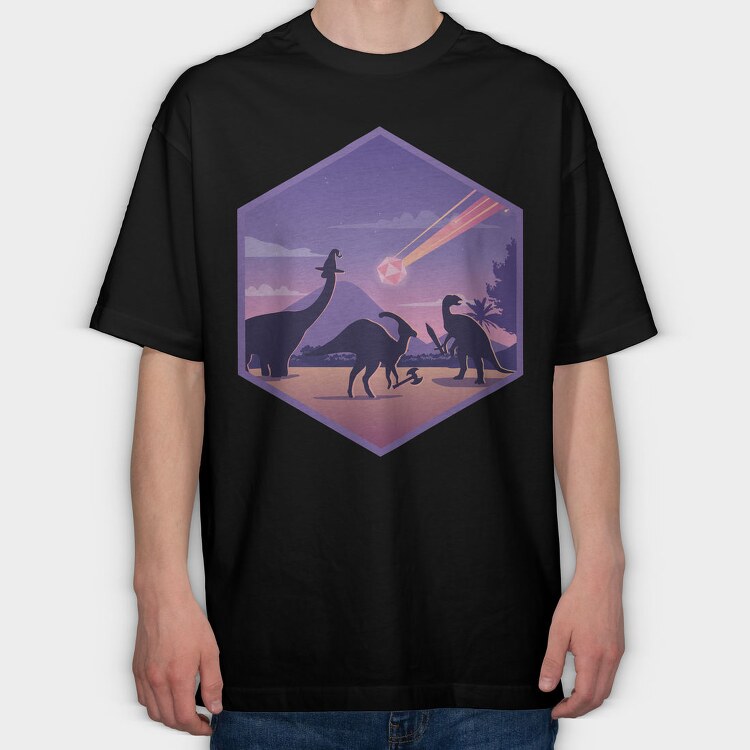 Dinosaurs, Tricou Oversize Barbati (Unisex)