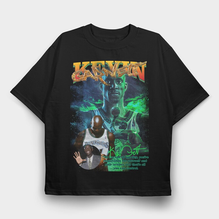 Thug Life Kennedy Basketball, Tricou Oversize Barbati (Unisex)