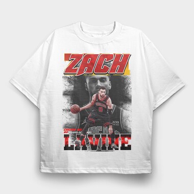 Zach Lavieste Chicago Bulls, Tricou Oversize Barbati (Unisex)