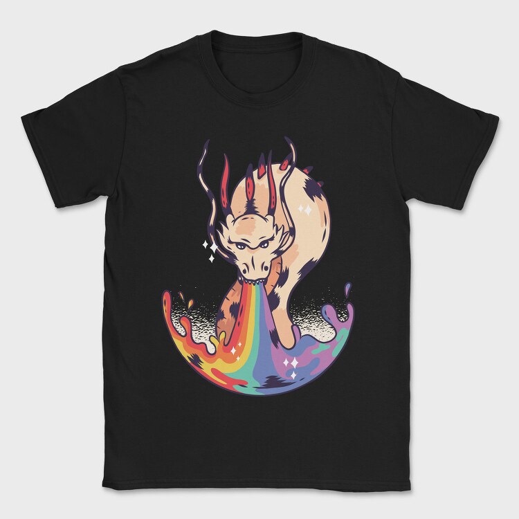 Dragon Rainbow, Tricou Barbati (Unisex)