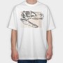 Utah Raptor, Tricou Oversize Barbati (Unisex)