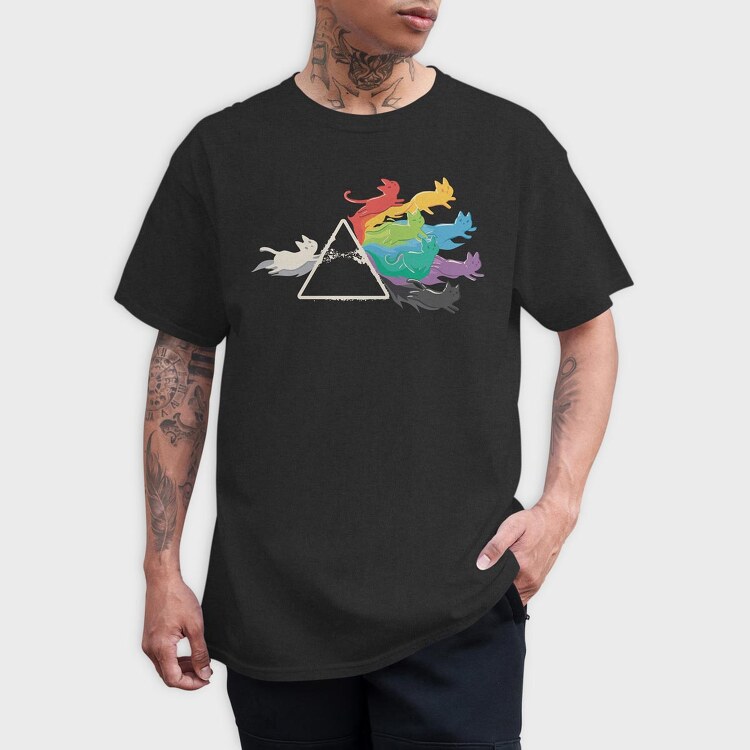 Prisma Cats, Tricou Barbati (Unisex)