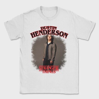 Dustin Halftone Stranger, Tricou Barbati (Unisex)