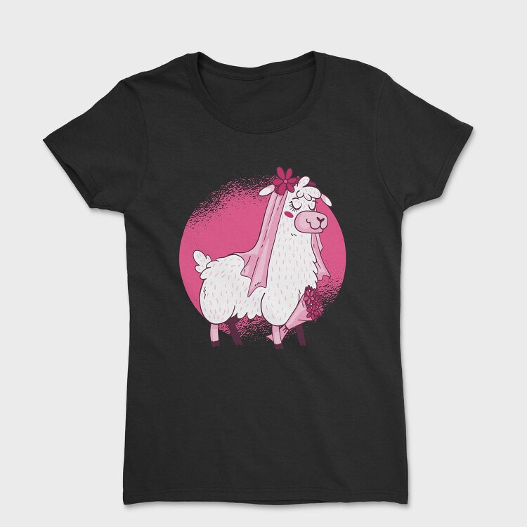 Llama Bride, Tricou Femei
