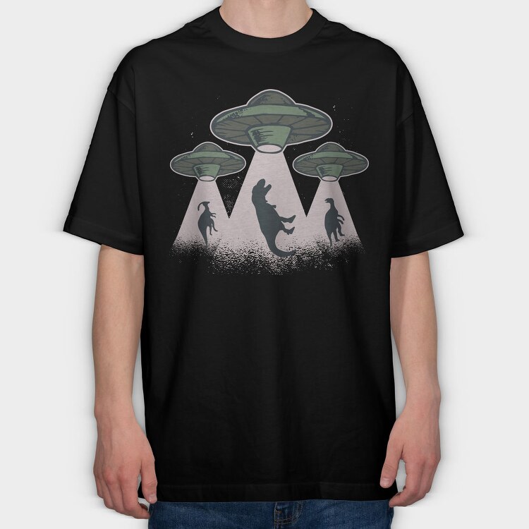 The Extinction of Dinosaurs, Tricou Oversize Barbati (Unisex)