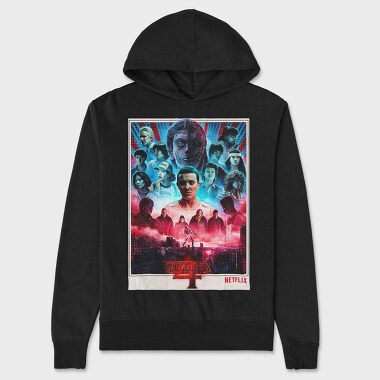 Halftone Frenzy Club, Hanorac Oversize Barbati (Unisex)