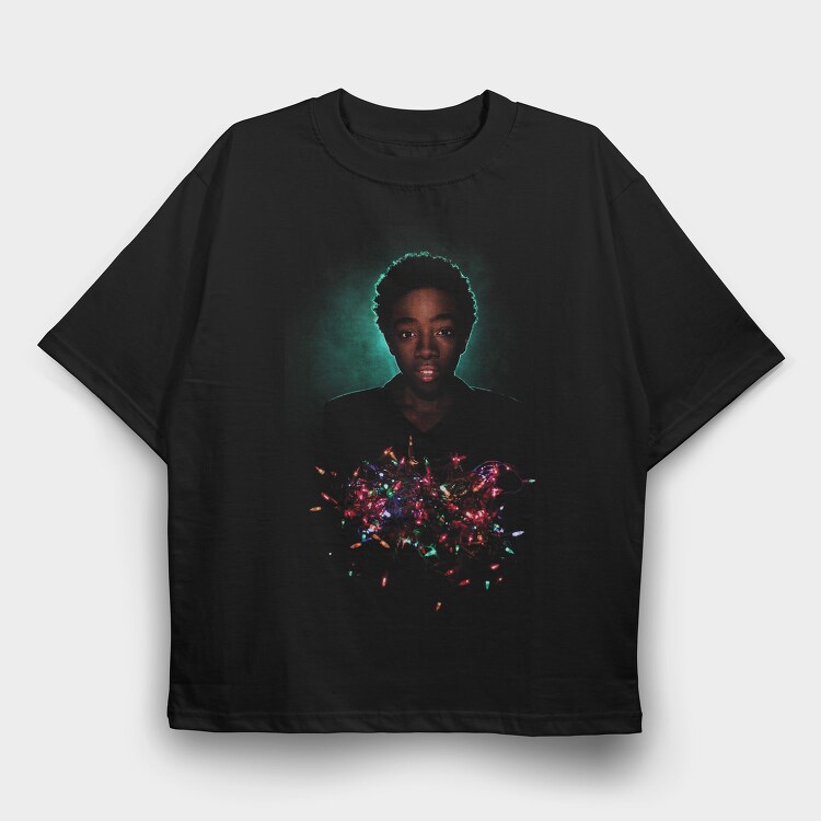 Halftone Portrait Confetti, Tricou Oversize Barbati (Unisex)