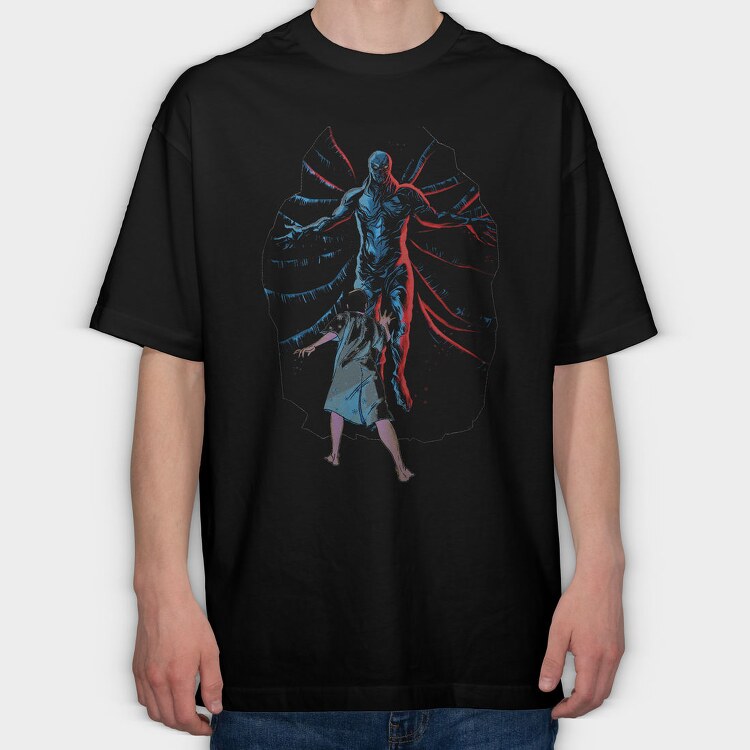 Ice Dancer Halftone, Tricou Oversize Barbati (Unisex)