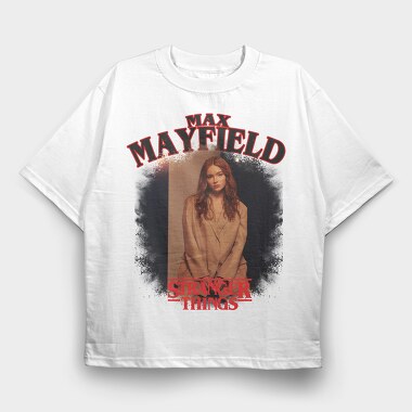 Max Mayfield Stranger Things, Tricou Oversize Barbati (Unisex)