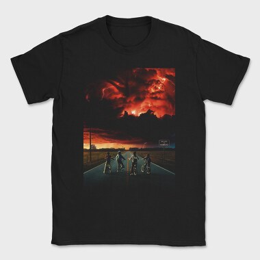 Motorcycle Riders Sunset, Tricou Barbati (Unisex)