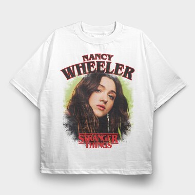 Nancy Wheeler Stranger Things, Tricou Oversize Barbati (Unisex)