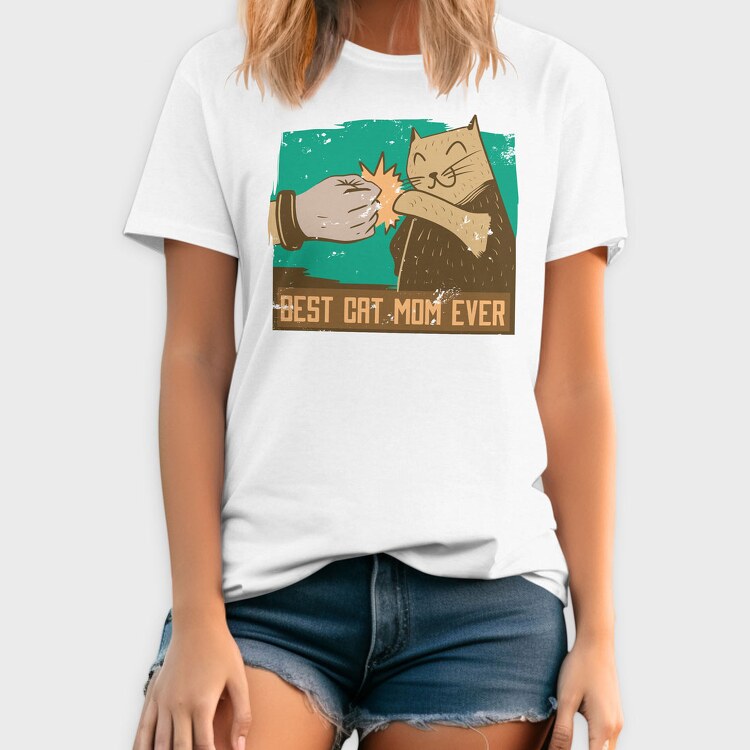 Best Cat Mom, Tricou Barbati (Unisex)