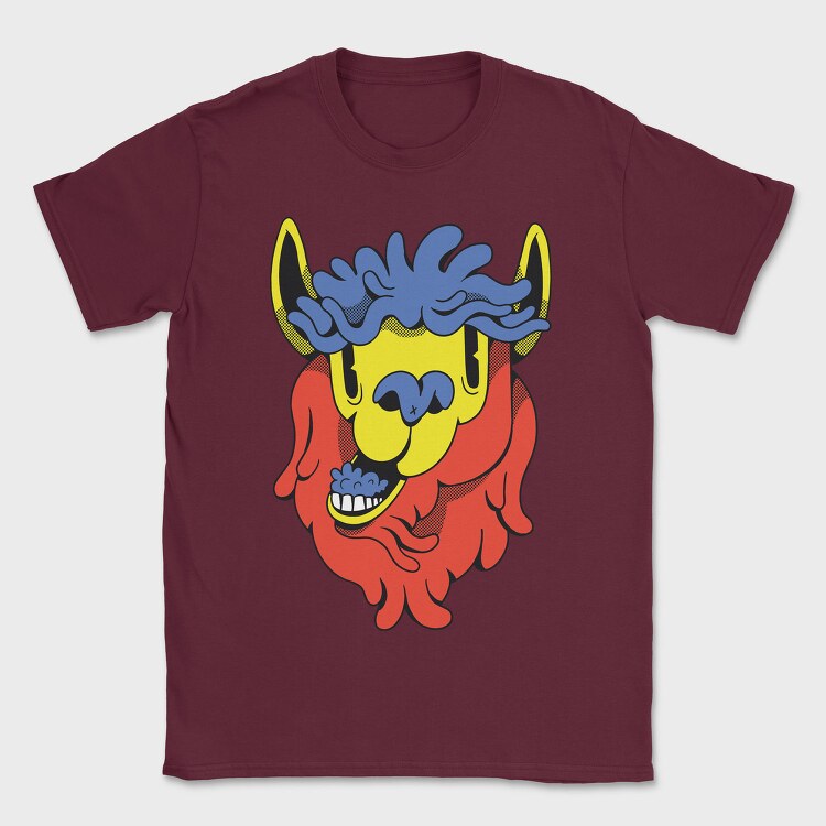 Llama Chewing, Tricou Barbati (Unisex)