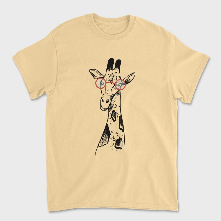 Giraffe Glass, Tricou Barbati (Unisex)