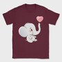 Cute Elephant, Tricou Barbati (Unisex)