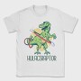 Velociraptor Hula Hoop, Tricou Barbati (Unisex)