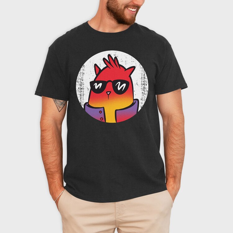 Cool Cat 2, Tricou Barbati (Unisex)