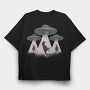 The Extinction of Dinosaurs, Tricou Oversize Barbati (Unisex)