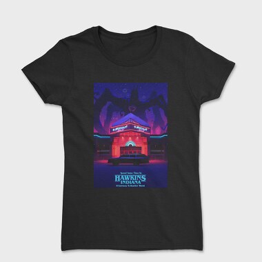 Starcourt Mall Neon Glow, Tricou Femei