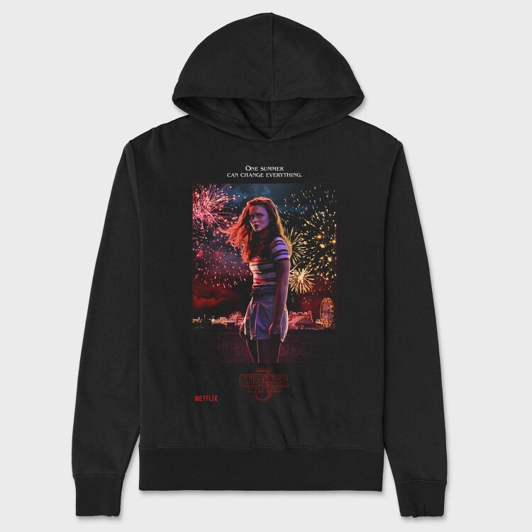 Stranger Things 52, Hanorac Oversize Barbati (Unisex)