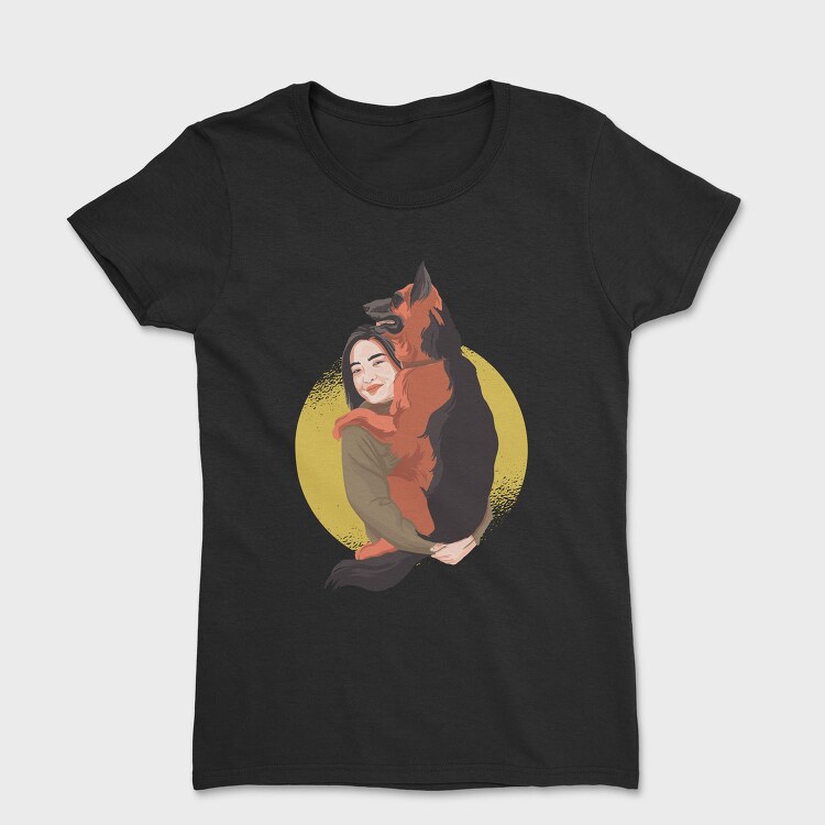 Woman With Dog, Tricou Femei