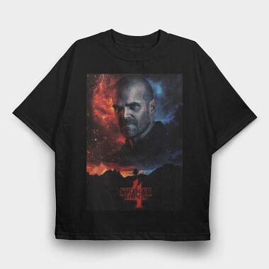 Stranger Things Alien, Tricou Oversize Barbati (Unisex)