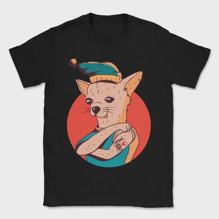 Tricou Barbati (Unisex) Imprimat digital direct in tesatura, bumbac premium 100%.