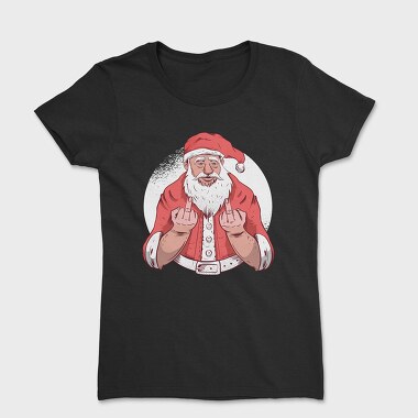 Santa Middle Finger, Tricou Femei