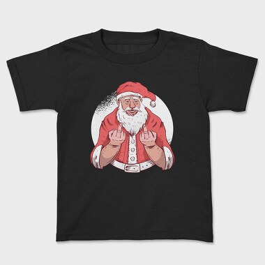 Santa Middle Finger, Tricou Copii