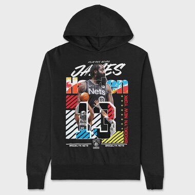James Harden Nets Design, Hanorac Oversize Barbati (Unisex)
