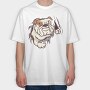 Bull Dog, Tricou Oversize Barbati (Unisex)