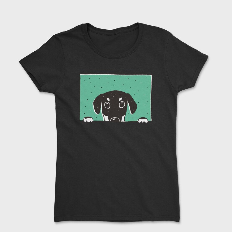 Peeking Dog, Tricou Femei