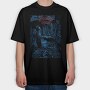 Stranger Things Dog Milk, Tricou Oversize Barbati (Unisex)